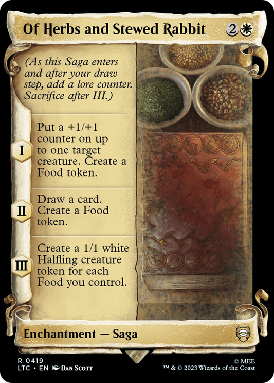 Of Herbs and Stewed Rabbit (LTC-419) (Showcase) (Scroll)