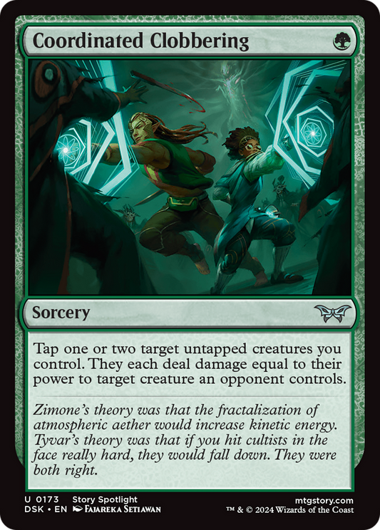 Coordinated Clobbering (DSK-173) (Foil)