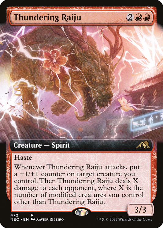 Thundering Raiju (NEO-472) (Extended Art) (Foil)