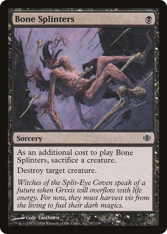 Bone Splinters (ALA-067) (Foil)