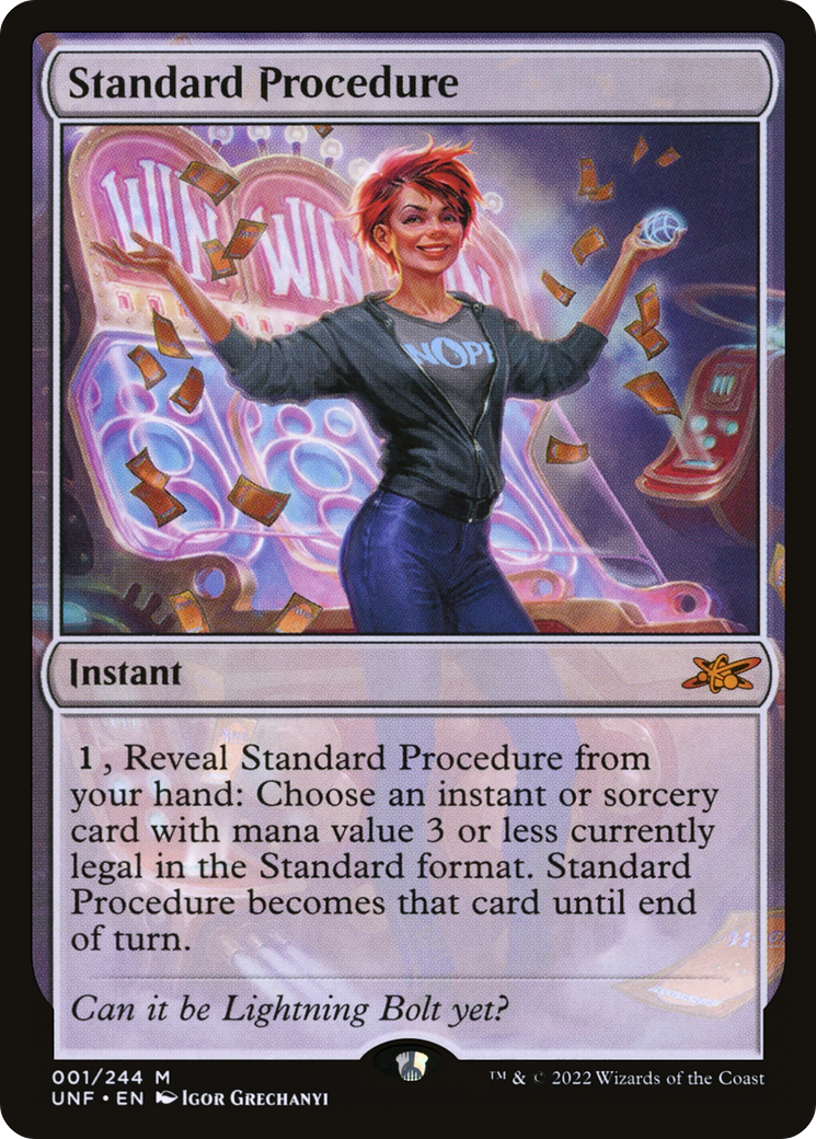 Standard Procedure (UNF-001)