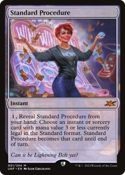Standard Procedure (UNF-001)