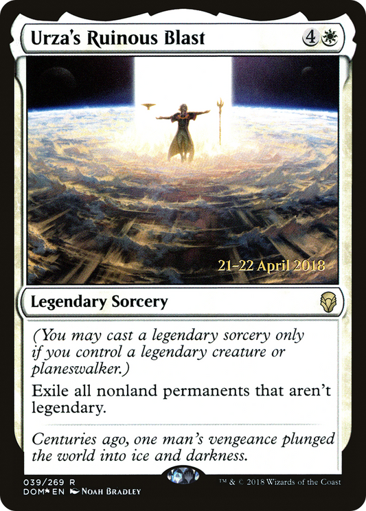 Urza's Ruinous Blast (PRE-39S) (Foil)