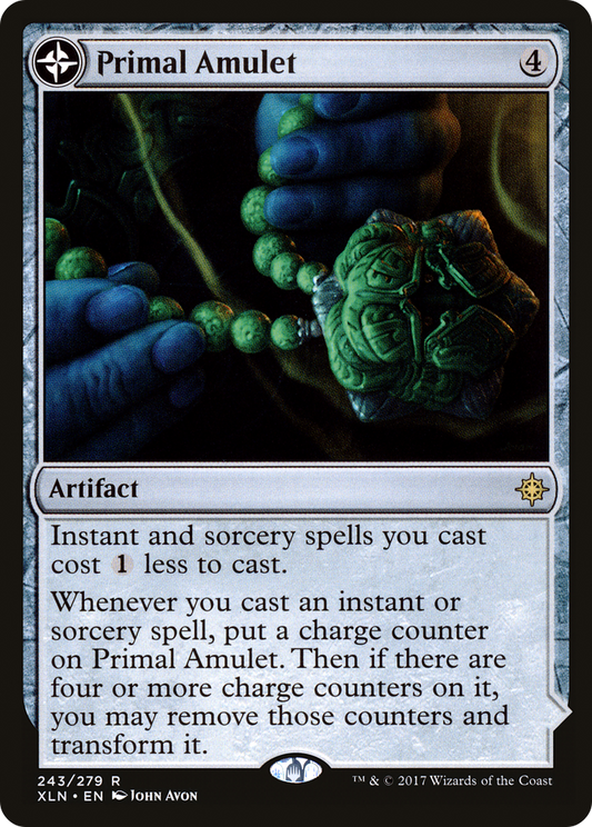 Primal Amulet // Primal Wellspring (XLN-243) (Foil)