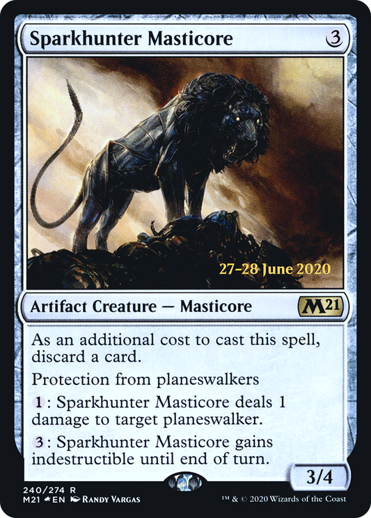 Sparkhunter Masticore (PRE-240S) (Foil)