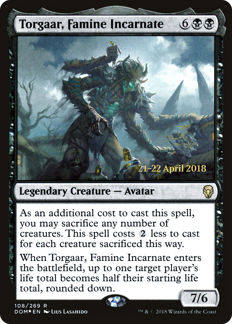Torgaar, Famine Incarnate (PRE-108S) (Foil)