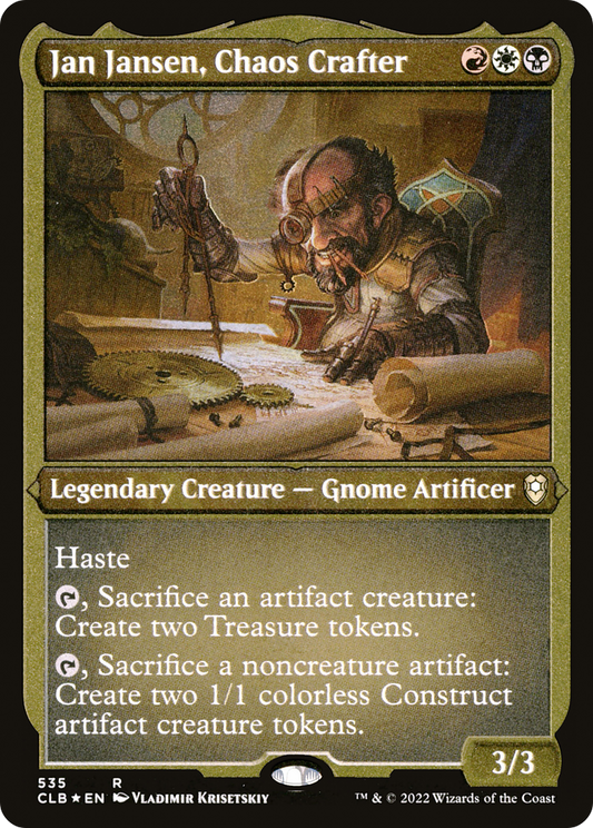 Jan Jansen, Chaos Crafter (CLB-535) (Etched Foil)