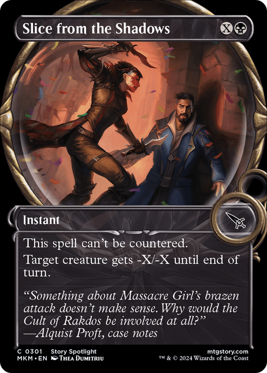 Slice from the Shadows (MKM-301) (Showcase) (Foil)