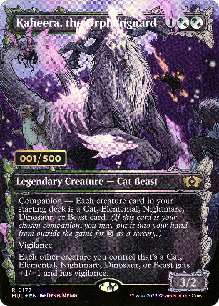 Kaheera, the Orphanguard (MUL-177Z) (Showcase) (Borderless) (Foil) (Serialized)