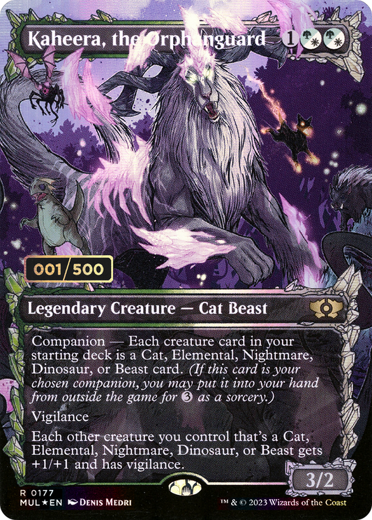 Kaheera, the Orphanguard (MUL-177Z) (Showcase) (Borderless) (Foil) (Serialized)