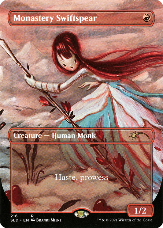 Monastery Swiftspear (SLD-216) (Borderless) (Foil)