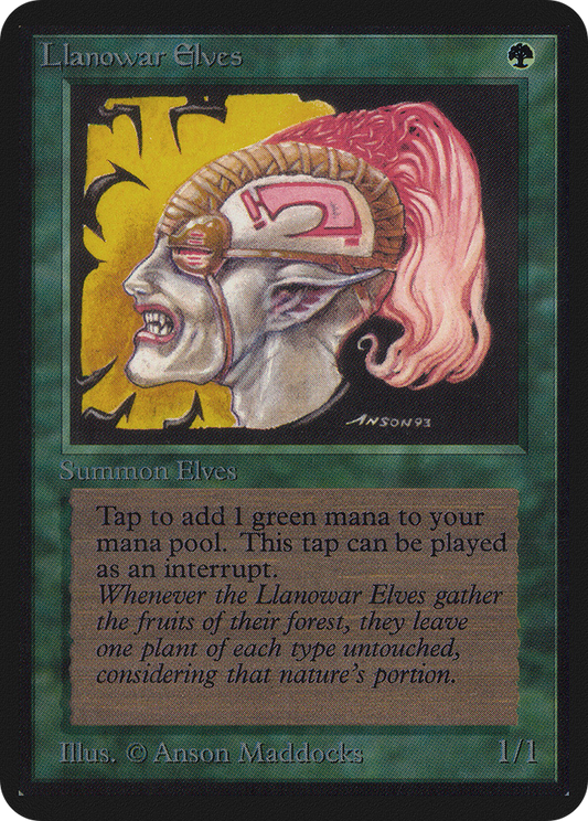 Llanowar Elves (LEA-210)