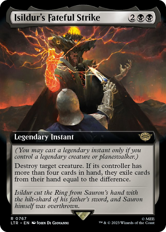 Isildur's Fateful Strike (LTR-767) (Extended Art) (Surge Foil)