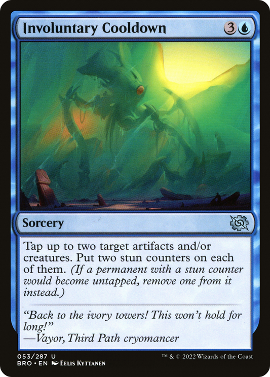 Involuntary Cooldown (BRO-053) (Foil)