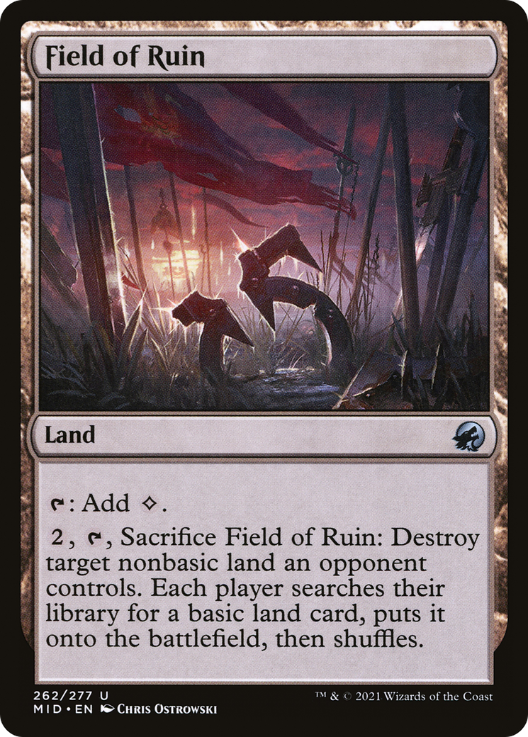 Field of Ruin (MID-262) (Foil)