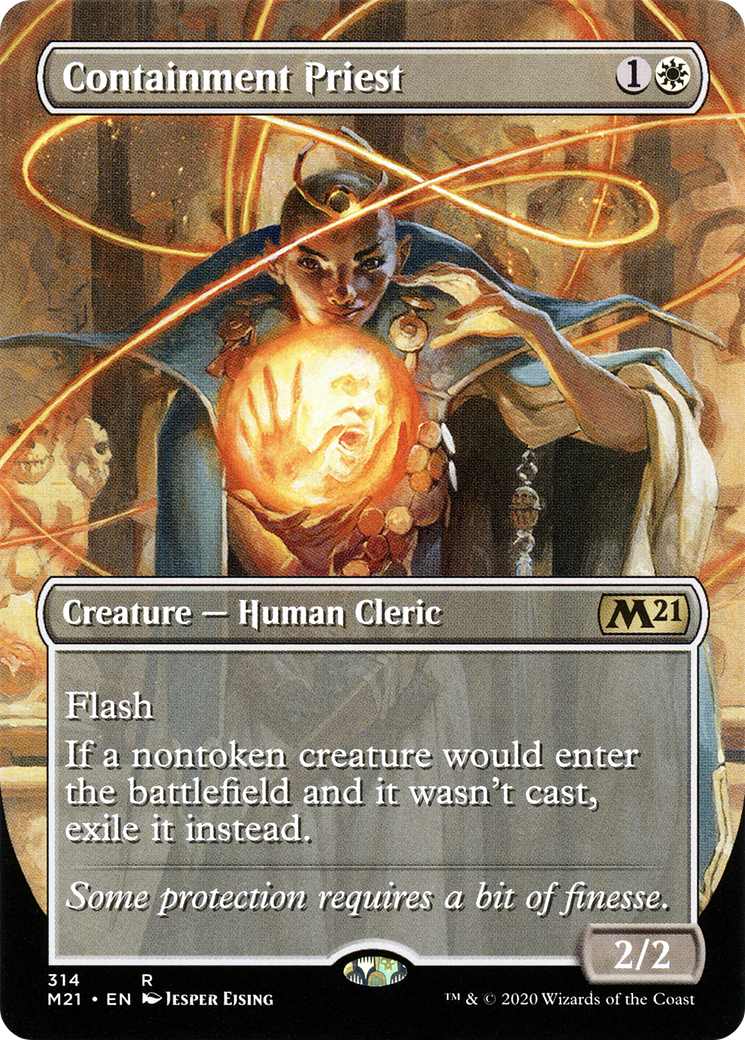 Containment Priest (M21-314) (Borderless) (Foil)