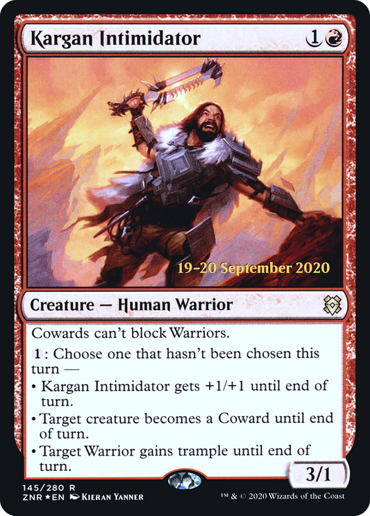 Kargan Intimidator (PRE-145S) (Foil)