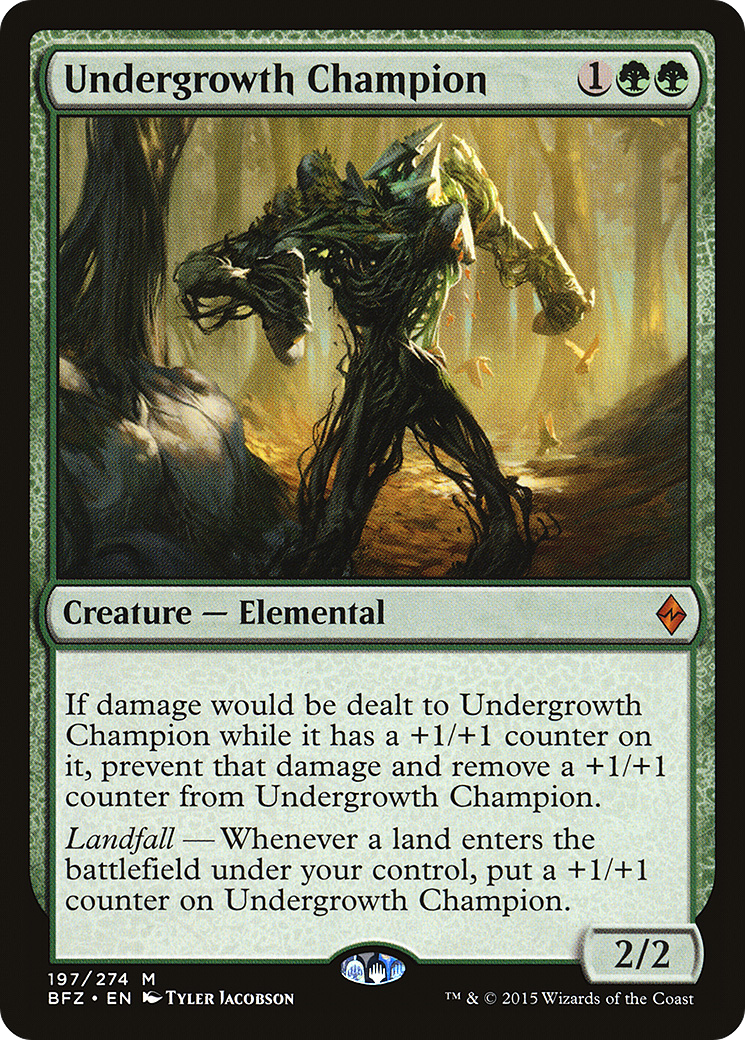 Undergrowth Champion (BFZ-197) (Foil)