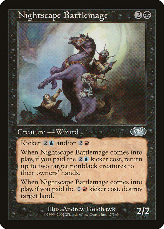 Nightscape Battlemage (PLS-047) (Foil)