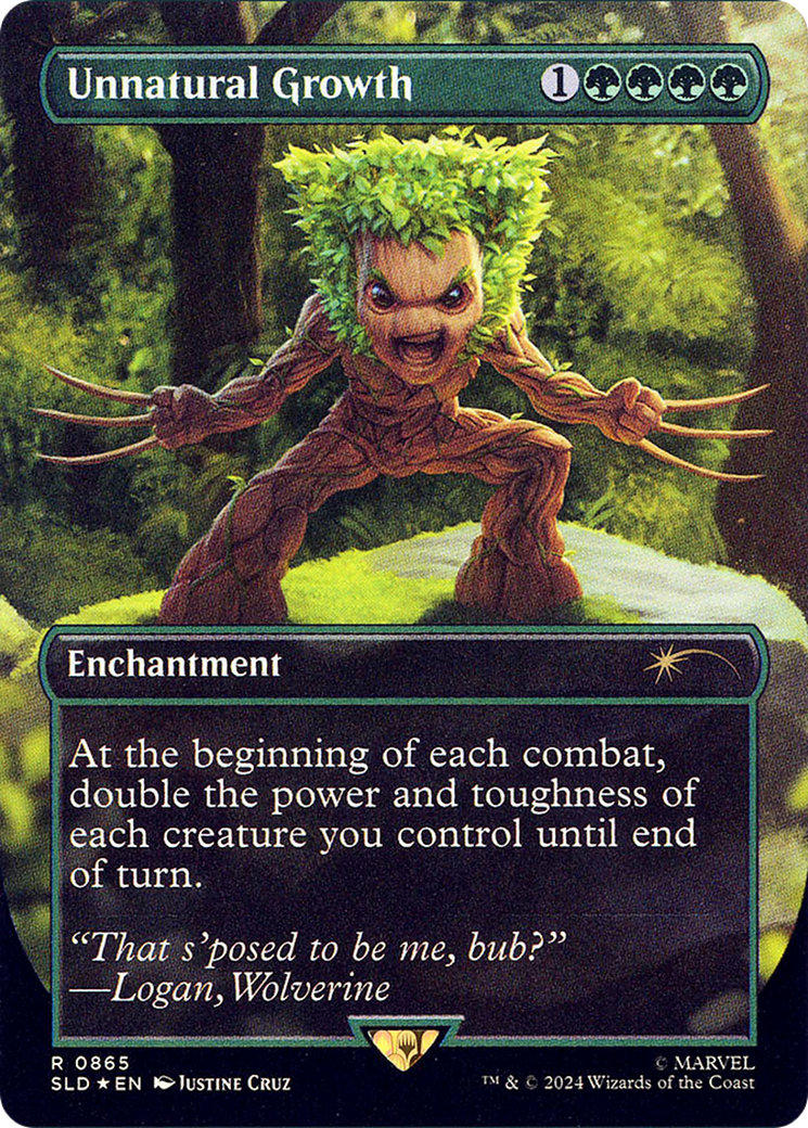 Unnatural Growth (SLD-865) (Borderless) (Foil)