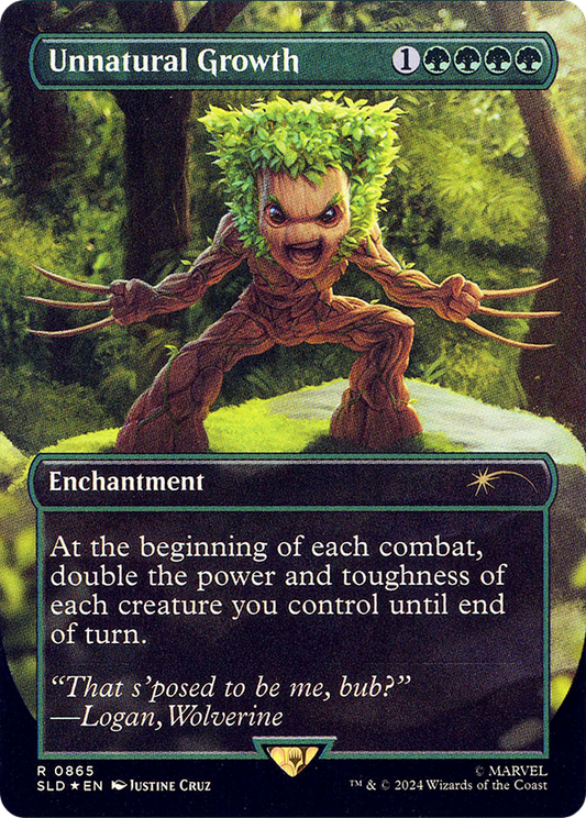 Unnatural Growth (SLD-865) (Borderless) (Foil)