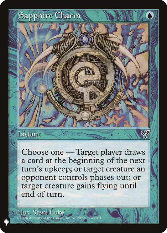 Sapphire Charm (LIST-MIR-89)