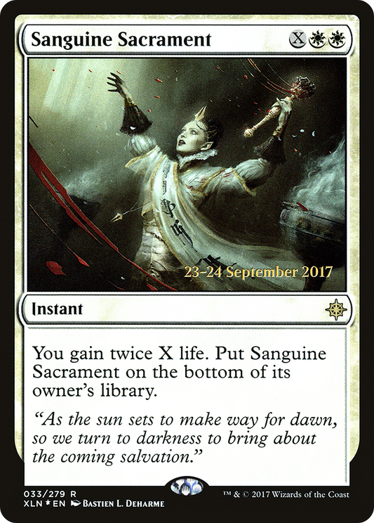 Sanguine Sacrament (PRE-33S) (Foil)