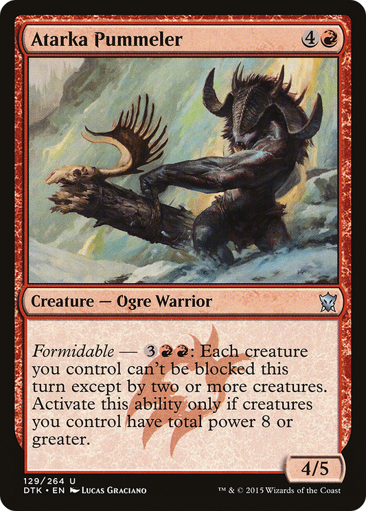 Atarka Pummeler (DTK-129) (Foil)