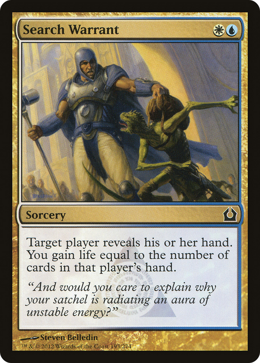 Search Warrant (RTR-193) (Foil)