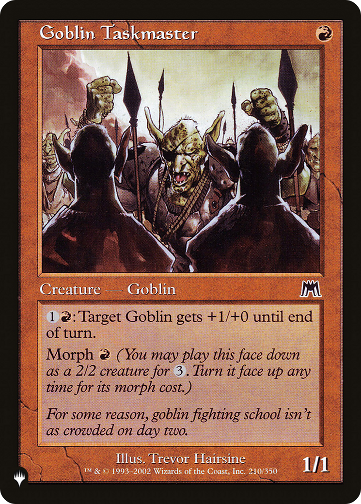 Goblin Taskmaster (LIST-ONS-210)