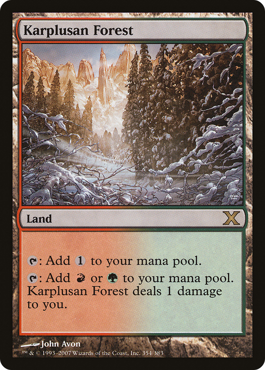 Karplusan Forest (10E-354) (Foil)