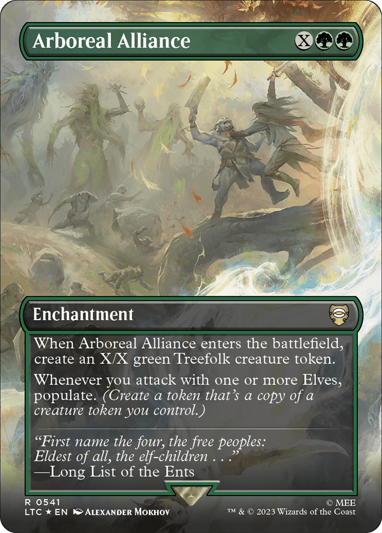 Arboreal Alliance (LTC-541) (Borderless) (Surge Foil)
