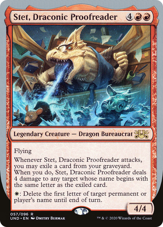 Stet, Draconic Proofreader (UND-057)