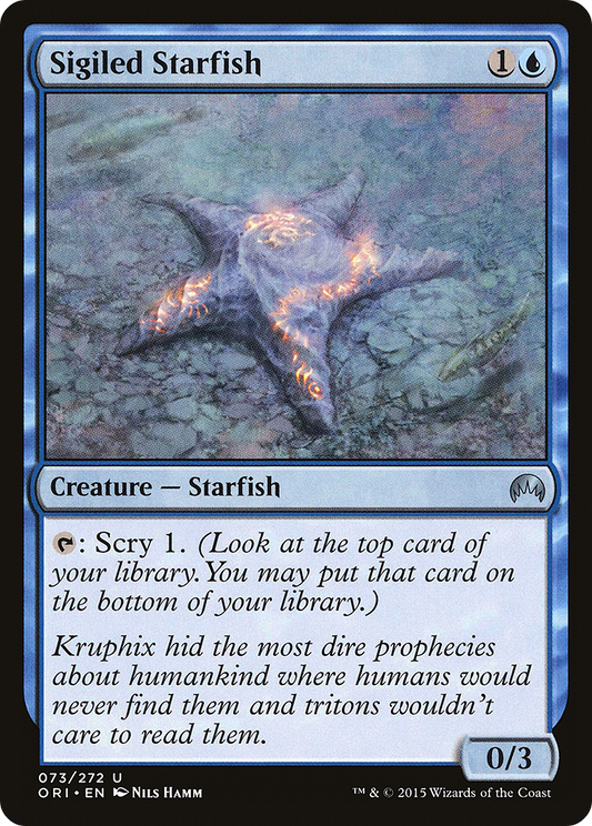 Sigiled Starfish (ORI-073) (Foil)