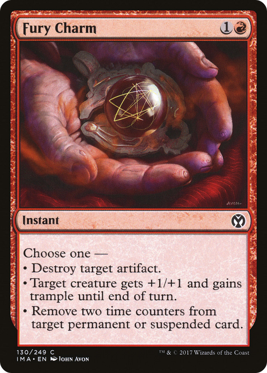 Fury Charm (IMA-130) (Foil)