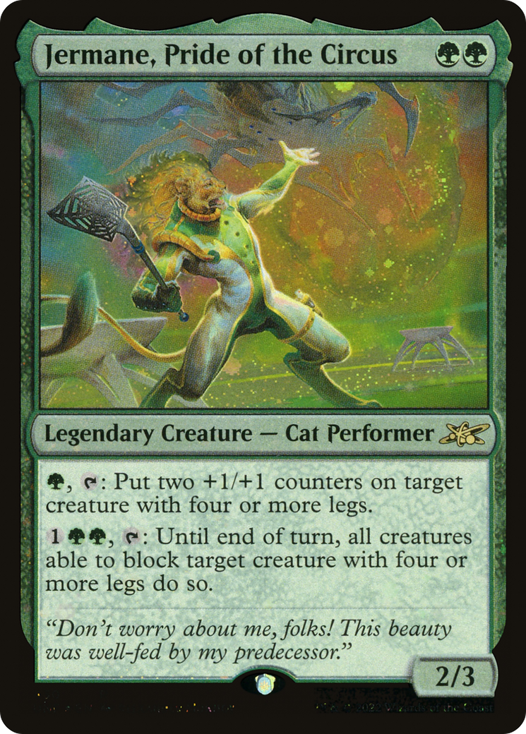 Jermane, Pride of the Circus (UNF-430) (Galaxy Foil)