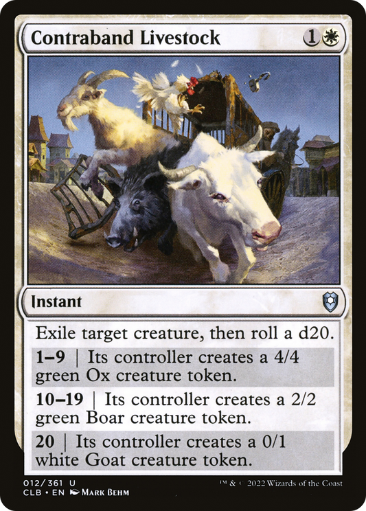 Contraband Livestock (CLB-012)