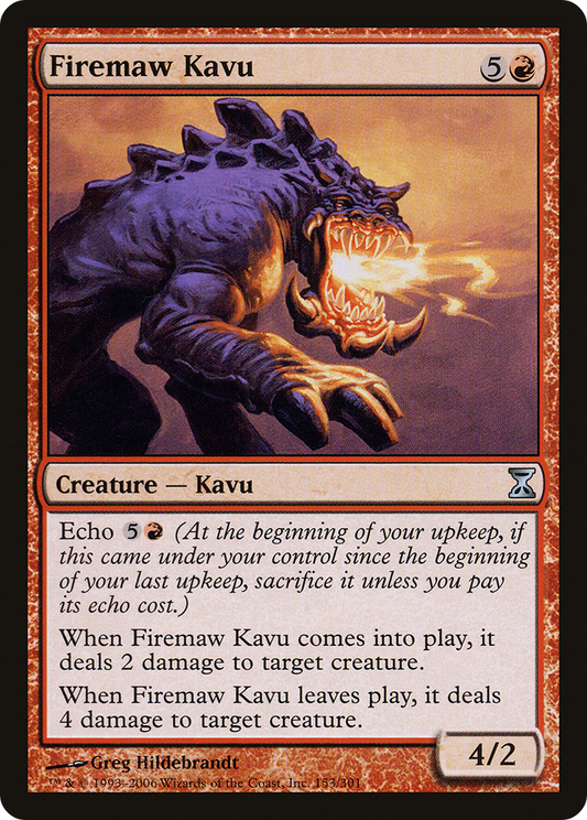 Firemaw Kavu (TSP-153) (Foil)