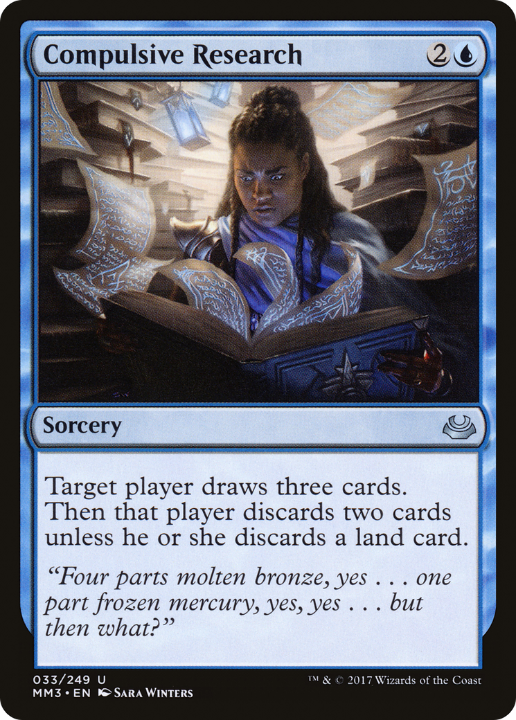 Compulsive Research (MM3-033)