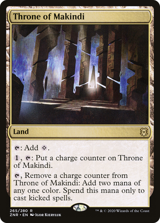 Throne of Makindi (ZNR-265) (Foil)
