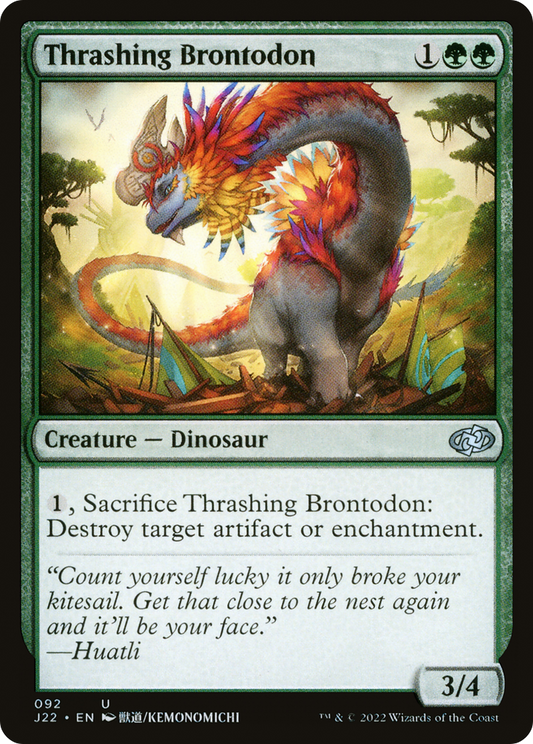 Thrashing Brontodon (J22-092)