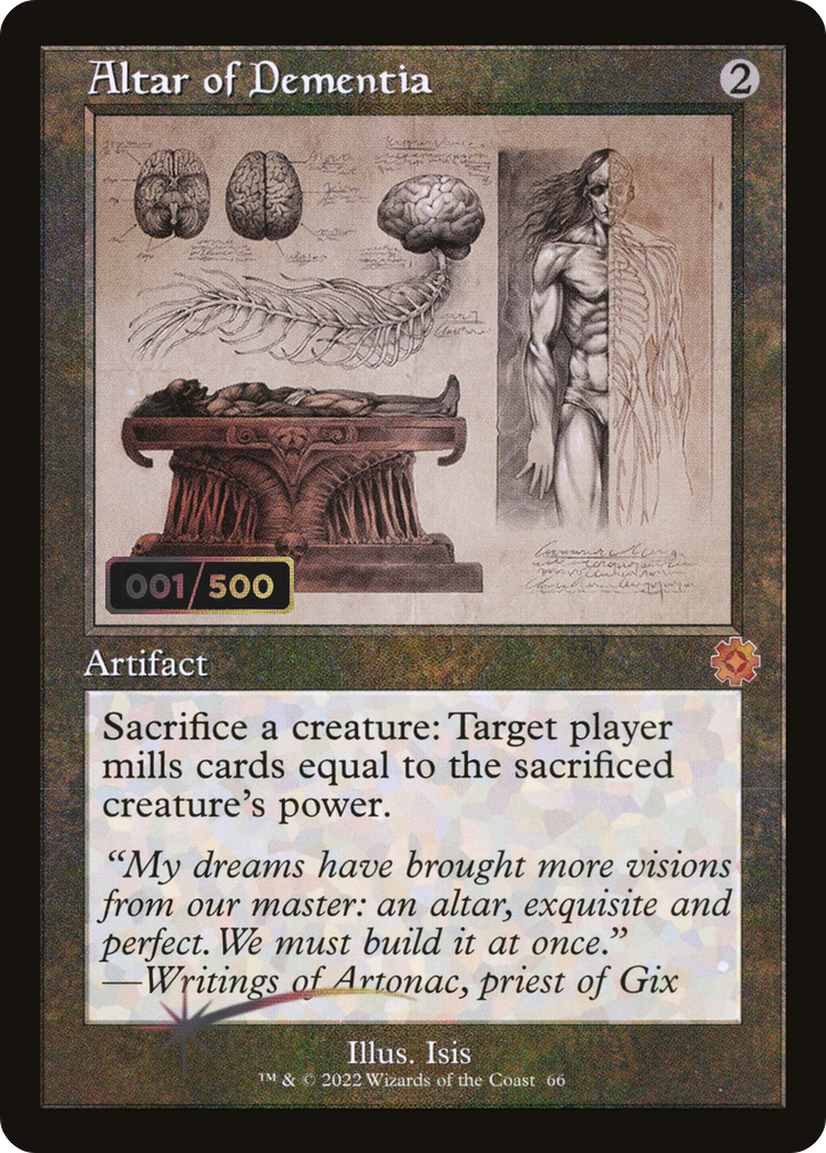 Altar of Dementia (BRR-66Z) (Foil) (Serialized)