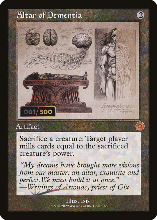 Altar of Dementia (BRR-66Z) (Foil) (Serialized)