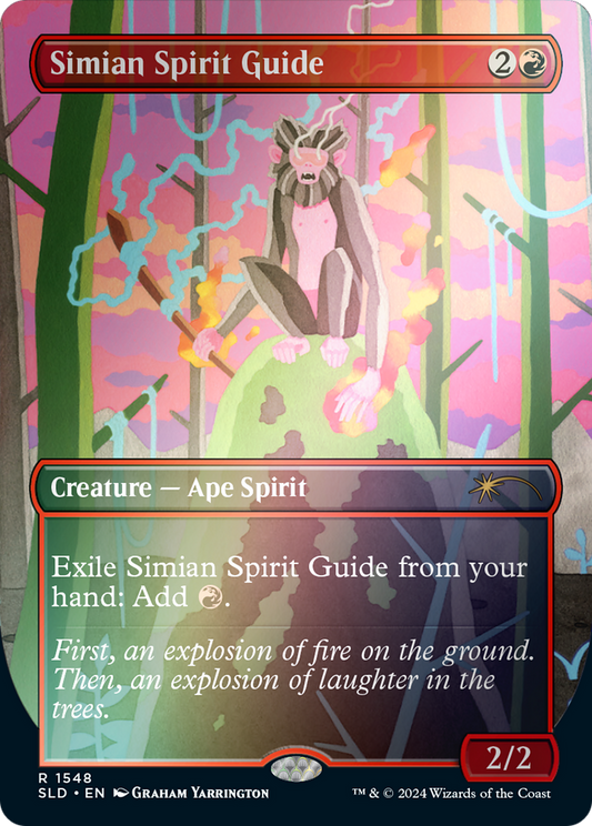 Simian Spirit Guide (SLD-1548★) (Borderless) (Foil)