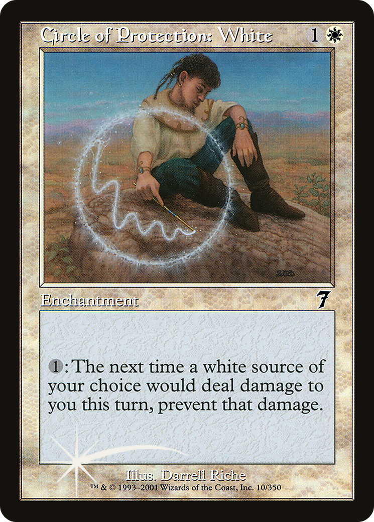 Circle of Protection: White (7ED-010★) (Foil)