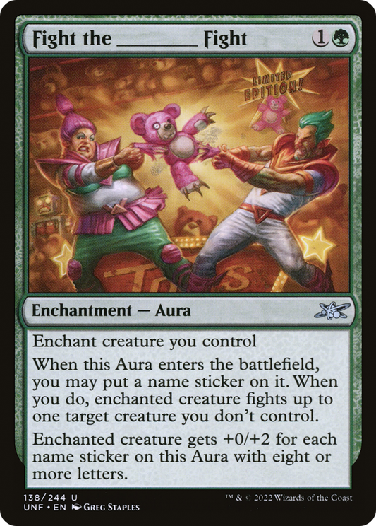 Fight the _____ Fight (UNF-138) (Foil)