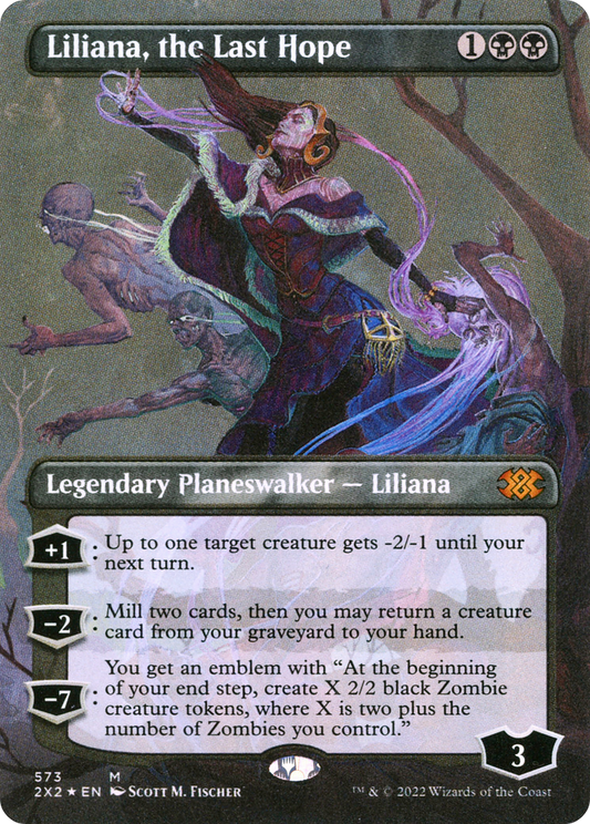 Liliana, the Last Hope (2X2-573) (Borderless) (Textured Foil)