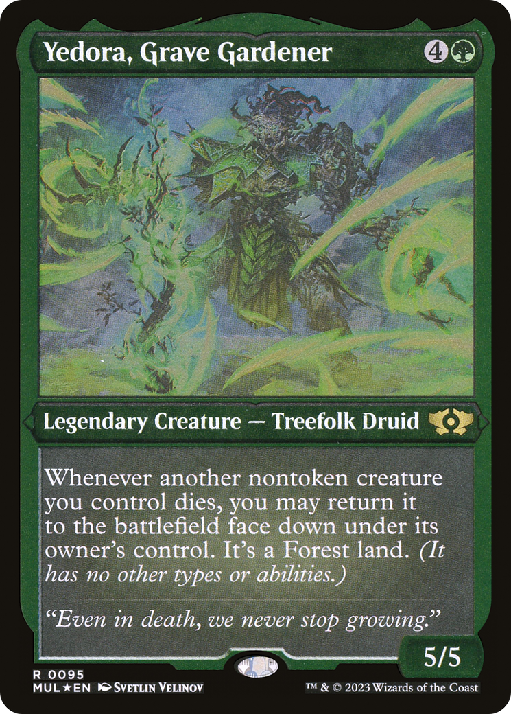 Yedora, Grave Gardener (MUL-095) (Etched Foil)