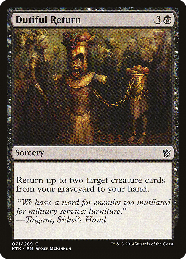 Dutiful Return (KTK-071) (Foil)