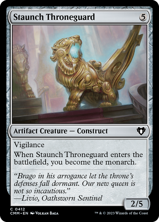 Staunch Throneguard (CMM-412) (Foil)